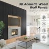 Smartstandard Sample Wood Slat Wall Panel, Soundproof Wooden Wall Panels,