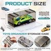 Marsui 100 Pcs 1/64 Scale Toy Cars Organizer Storage Case