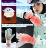 Hjkiopc Women's Ski Gloves Winter Windproof Waterproof Snow Touchscreen Thermal