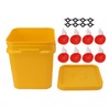 Automatic Chicken Waterer Cup with 12L Handheld Barrel Poultry Drinking