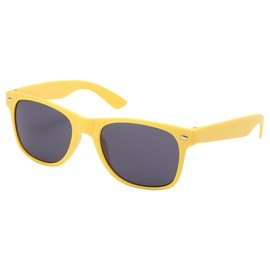 Ciffre Nerd Sunglasses Nerd Style Retro Vintage Unisex Glasses - Yellow, yellow