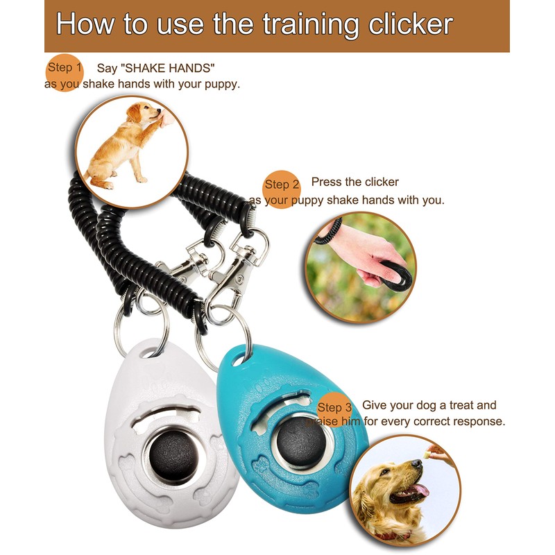 Chadou Training Clicker for Pet Like Dog Cat Horse Bird