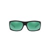 Native Men's XD9030 Versa SV Polarized Rectangular Sunglasses, Matte Black/Green
