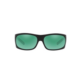 Native Men's XD9030 Versa SV Polarized Rectangular Sunglasses, Matte Black/Green Reflex, 62mm