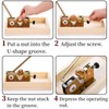 Pumtus Manual Nutcracker, Heavy Duty Nut Tongs with 4 Forks
