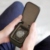 Stackers Small Watch Box with Zip - Olive Green