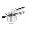 Potato Ricer with 4 Interchangeable Discs, Large 15oz Heavy Duty