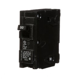 Siemens -HI Q150 50-Amp Single Pole Type QP Circuit Breaker, Black
