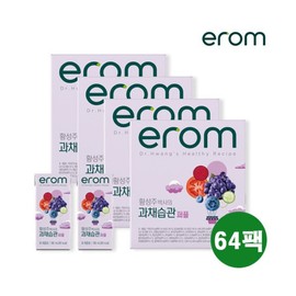 이롬 황성주박사의 과채습관 퍼플 64팩(190ml16팩4박스) Irom Hwang Seong-joo's Fruit and Vegetable Habit Purple 64 Packs (190ml 16 Packs 4 Boxes)