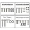 G-PLUS ATV Bolt Screw Kit Set 378 Piece Compatible with