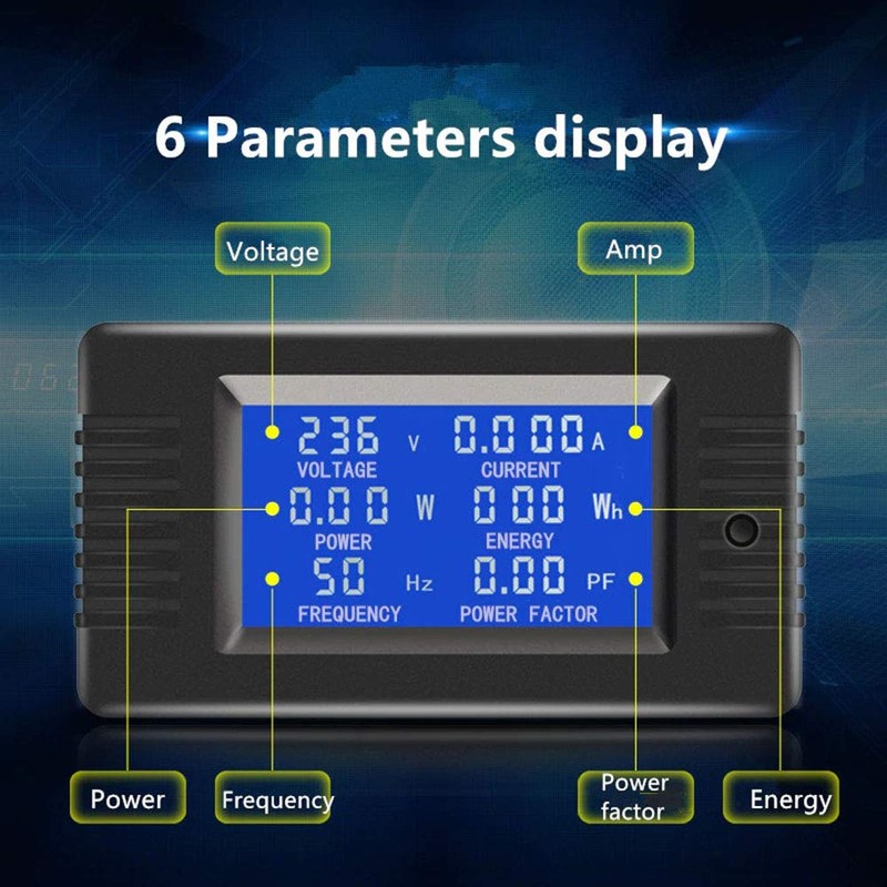 PZEM-022 Open and Close CT 100A AC Digital Display Power