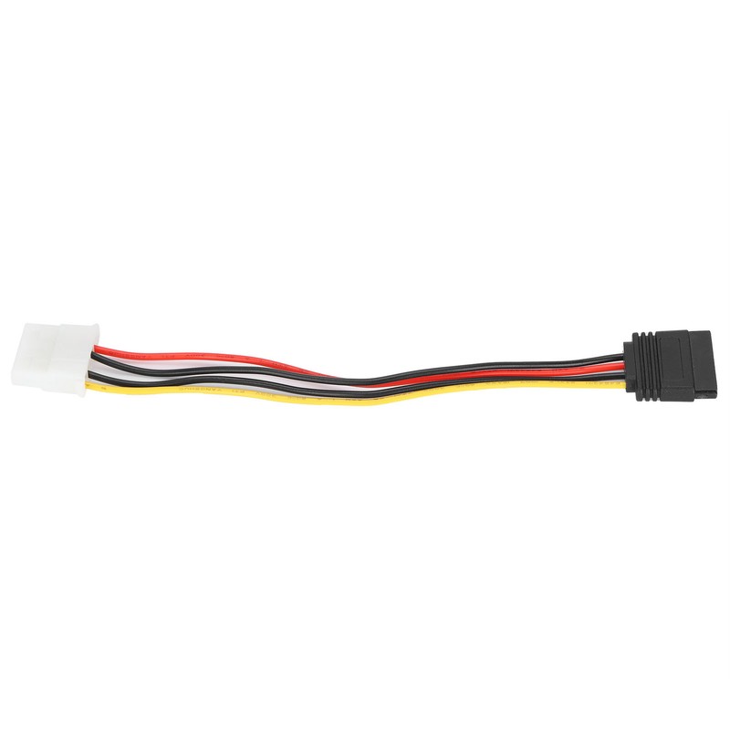 10 Pcs SATA Cables Big 4Pin to 15Pin IDESATA Power