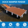 Dock Bumpers Fenders,Boat Dock Bumpers for Edge or Side,Marine Fender