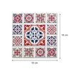 Zassenhaus Coasters Oriental Design Flower Ceramic with Non-Slip Cork Base