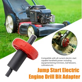 AOUTTUOA - Adaptador de broca para motor eléctrico de arranque compatible con recortadoras Troy Bilt y otros equipos de mano