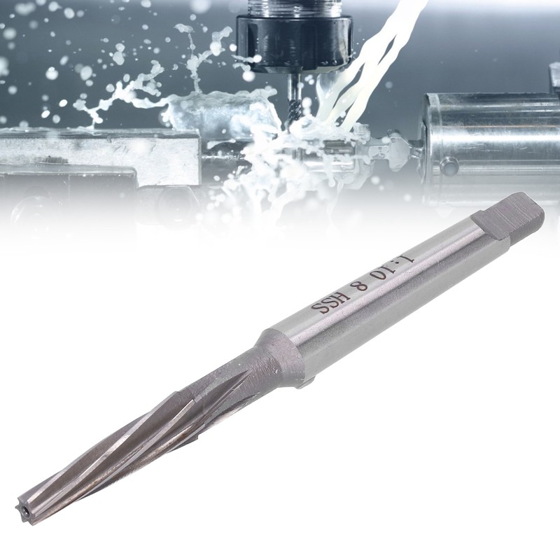 Spiral Reamer 1:10 HSS Taper Shank Tool for Reaming Mold