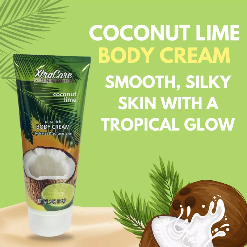 XtraCare Coconut Lime Body Cream, 7 fl oz – Hydrating
