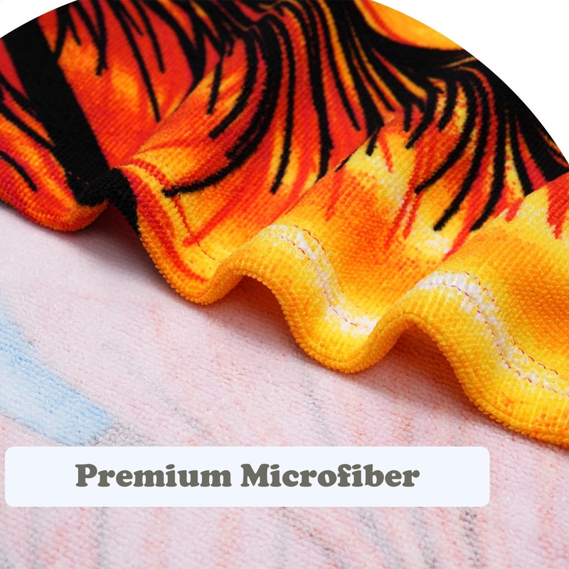 Tyrafry Microfiber Sand Free Beach Towel Soft & Absorbent, Fast