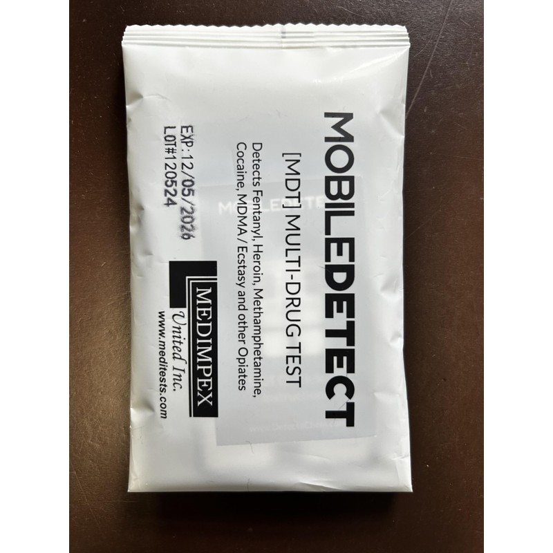 MobileDetect Pouch Residue Detection Multi-Drug Test Kit - Rapid Surface