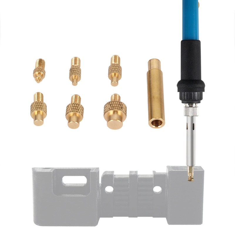 936 Universal Soldering Iron Tips for 3D Printer, Brass Heat