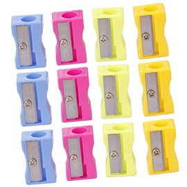 24Pcs Handheld Pencil Sharpeners Manual Pencil Sharpeners Mixed Colors for Kids Adults School Office Home