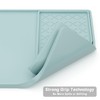 Rnivvi Silicone Coffee Mat, 16" x 24" Waterproof Raised Edge