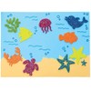 Baker Ross FC777 Glitter Sea Life Foam Rubber Stickers -