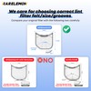Compatible Lint Filter for LG Dryer Models DLEX3875V, DLEX3875W, DLG3051W,