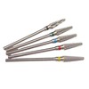 5pcs Φ2.35mm Shank Tungsten Steel Nail Drill Bits Fine-Handled Multi-Pattern
