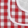 Classic Check 2-Piece Dish Drying Mat Set - 16"x18" Red
