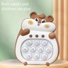 Cute groundhog Quick Push Console with Instant Sound Feedback Pop