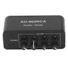 Bidirectional Audio Switcher 4 Way Stereo L R Sound Channel