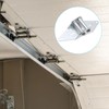 uxcell 4 Pcs Garage Door Hinge #3 Hinge, 14 Gauge