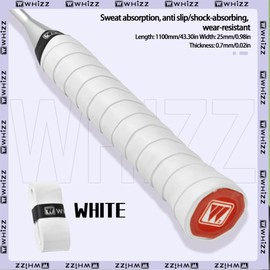 YUANGUNGUN 8-Pack Tacky Tennis Overgrips – Precut Anti-Slip Grip Tape for Tennis/Pickleball/Padel Rackets (Dry Feel/PU/3-Sport Use)