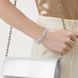 To My Daughter Wrap Bangle Leather Bracelets for Women Pink Multi Strands Cuff Bracelet Leather Wrap Bracelet for Women Boho Jewelry for Women Teen Girl Gift