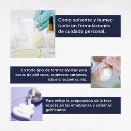 Hebbe - Glicerina Vegetal Pura, Hidratante y Emoliente para Cosméticos, 10 L