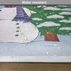Ambesonne Christmas Place Mats Set of 4, Snowman in The