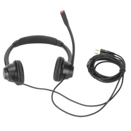 H390DPC Binaural Customer Service Headphones Ultra Light Noise Reduction Business Headset for Office Customer Service