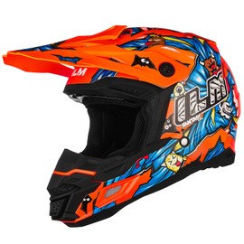 ILM DOT&ECE Youth ATV Helmet kids Dirt Bike Helmet Child Motocross Dirtbike BMX MX Offroad Dual Sport Full Face Casco para Moto Model AP-868(Warm Red,Youth-M)