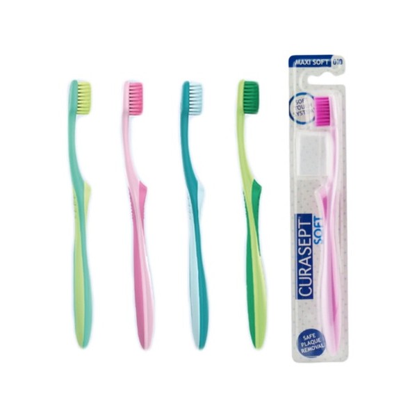 Curasept SoftLine Maxi Soft 010 Toothbrush - Assorted Colours