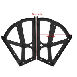 4Pcs/Set ABS Sturdy Home Furniture Shoes Drawer Cabinet Hinge Flip Plate Frame Turning Rack Accessory for Increaseing Cabinet Capacity
