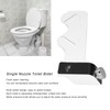 Single Nozzle Toilet Bidet Adjustable Water Pressure Plastic Toilet Self