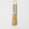 Hake City Brush Gold Roll Rack Brush, Wooden Handle, White