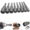 Safekom 8pc 1/4" Hex Magnetic Nut Driver Socket Set Metric