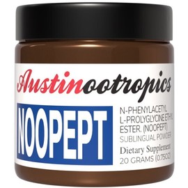 Austinootropics Noopept Absolute Focus - 20 Grams #1 Nootropic for Focus, Energy, Memory+