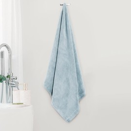 ESQUIMAL Toalla de Baño de Microfibra Súper Suave | Absorción máxima y Secado Extra rápido | No decoloran | Bath Towel (Michigan (Azul grisáceo), 1/2 BAÑO)