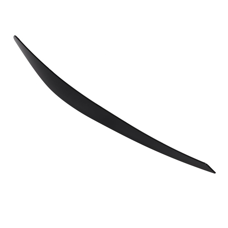 Black Headlight Eye Lid Cover Styling Trim Eyebrows Decoration Replacement
