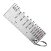 2 Pcs Stainless Steel Metal Sheets,Welding Thickness Wire Measuring Tool,Wire