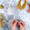 VEYLIN 100 Pcs 20cm Christmas Ornament Hanger String, Rope Fasteners