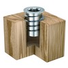 RAMPA® Steel Threaded Insert, (50 pcs.) zinc Plated with hex